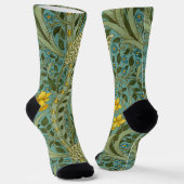 William Morris Daffodil Floral Pattern Classic Socken (Gewinkelt)