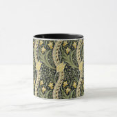 William Morris Daffodil Floral Textile Pattern Tasse (Zentrum)
