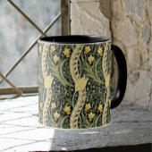 William Morris Daffodil Floral Textile Pattern Tasse