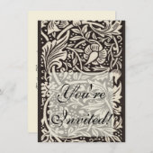 William Morris Daffodil Floral Wallpaper Einladung (Vorne/Hinten)