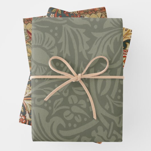 William Morris Daffodil Floral Wallpaper Geschenkpapier Set (Beispiel)