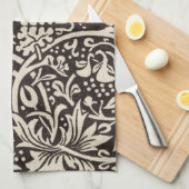 William Morris Daffodil Floral Wallpaper Geschirrtuch (Viertel Falte)