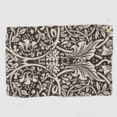 William Morris Daffodil Floral Wallpaper Golfhandtuch (Horizontal)