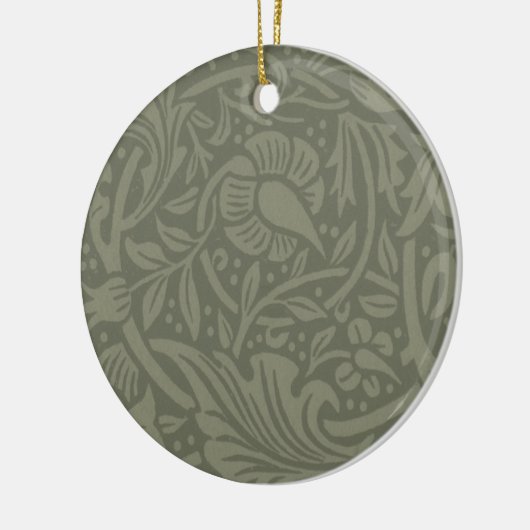 William Morris Daffodil Floral Wallpaper Keramik Ornament (Links)