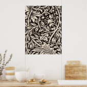 William Morris Daffodil Floral Wallpaper Pattern Poster (Küche)