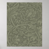 William Morris Daffodil Floral Wallpaper Pattern Poster (Vorne)