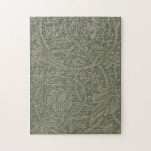 William Morris Daffodil Floral Wallpaper Puzzle (Vertikal)