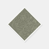 William Morris Daffodil Floral Wallpaper Serviette (Ecke)