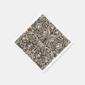 William Morris Daffodil Floral Wallpaper Serviette (Ecke)