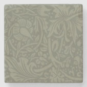 William Morris Daffodil Floral Wallpaper Steinuntersetzer (Vorderseite)