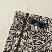 William Morris Daffodil Floral Wallpaper Strandtuch (Beispiel)