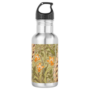 William Morris Daffodil Garden Blume Classic Bota Edelstahlflasche