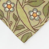 William Morris Daffodil Garden Blume Classic Bota Fleecedecke (Ecke)