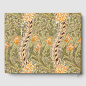 William Morris Daffodil Garden Blume Classic Bota Gästebuch (Rückseite)