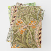 William Morris Daffodil Garden Blume Classic Bota Geschenkpapier Set (Beispiel)