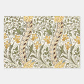 William Morris Daffodil Garden Blume Classic Bota Geschenkpapier Set (Vorderseite)
