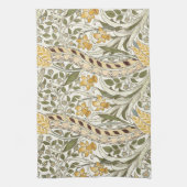 William Morris Daffodil Garden Blume Classic Bota Geschirrtuch (Vertikal)