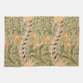 William Morris Daffodil Garden Blume Classic Bota Geschirrtuch (Horizontal)