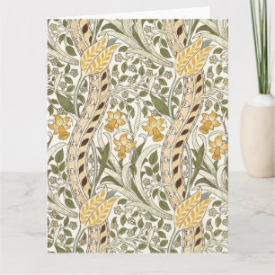 William Morris Daffodil Garden Blume Classic Bota Karte
