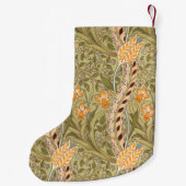 William Morris Daffodil Garden Blume Classic Bota Kleiner Weihnachtsstrumpf (Rückseite)