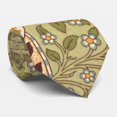 William Morris Daffodil Garden Blume Classic Bota Krawatte (Gerollt)