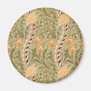 William Morris Daffodil Garden Blume Classic Bota Magnet