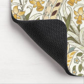 William Morris Daffodil Garden Blume Classic Bota Mousepad (Ecke)