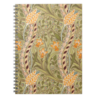 William Morris Daffodil Garden Blume Classic Bota Notizblock