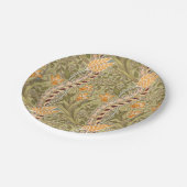 William Morris Daffodil Garden Blume Classic Bota Pappteller (Schrägansicht)