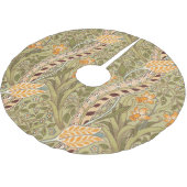 William Morris Daffodil Garden Blume Classic Bota Polyester Weihnachtsbaumdecke (Schrägansicht)