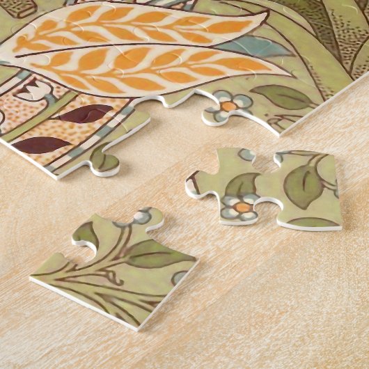 William Morris Daffodil Garden Blume Classic Bota Puzzle (Seite)