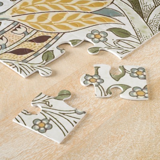 William Morris Daffodil Garden Blume Classic Bota Puzzle (Seite)