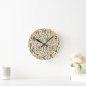 William Morris Daffodil Garden Blume Classic Bota Runde Wanduhr (Zuhause)