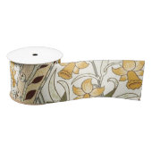 William Morris Daffodil Garden Blume Classic Bota Satinband (Spule)
