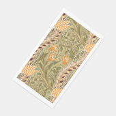 William Morris Daffodil Garden Blume Classic Bota Serviette (Ecke)