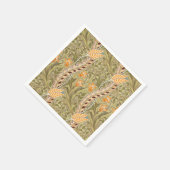 William Morris Daffodil Garden Blume Classic Bota Serviette (Ecke)