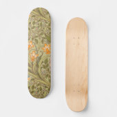 William Morris Daffodil Garden Blume Classic Bota Skateboard (Vorderseite)