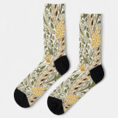 William Morris Daffodil Garden Blume Classic Bota Socken (Linkes Detail)