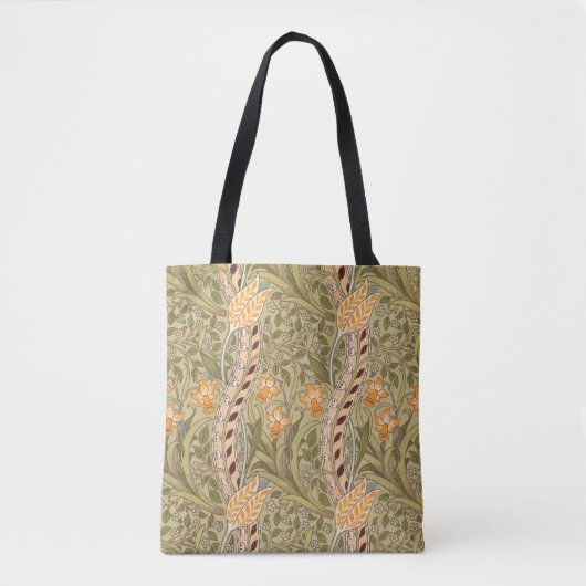William Morris Daffodil Garden Blume Classic Bota Tasche (Vorderseite)