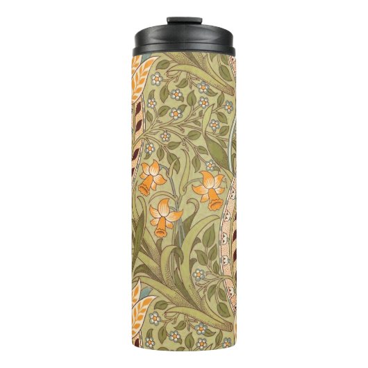 William Morris Daffodil Garden Blume Classic Bota Thermosbecher (Vorderseite)