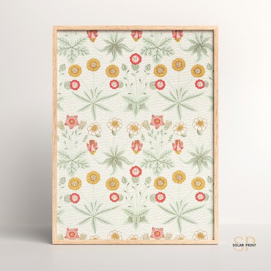 William Morris Daisy Classic Floral Elegance Poster