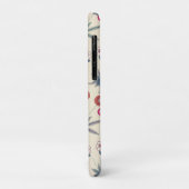 William Morris Daisy Floral Pattern Red Orange Case-Mate iPhone Hülle (Hinten/Links)