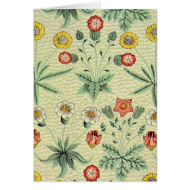 William Morris Daisy Floral Wallpaper Pattern (Vorne)