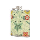 William Morris Daisy Floral Wallpaper Pattern Flachmann (Links)