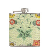 William Morris Daisy Floral Wallpaper Pattern Flachmann (Vorderseite)