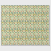William Morris Daisy Floral Wallpaper Pattern Geschenkpapier (Flach)