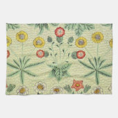 William Morris Daisy Floral Wallpaper Pattern Handtuch (Horizontal)