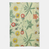 William Morris Daisy Floral Wallpaper Pattern Handtuch (Vertikal)