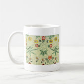 William Morris Daisy Floral Wallpaper Pattern Kaffeetasse (Links)