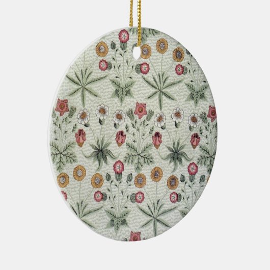 William Morris Daisy Floral Wallpaper Pattern Keramikornament (Rechts)